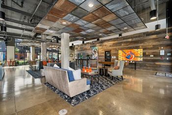 Resident clubhouse with complimentary coffee bar